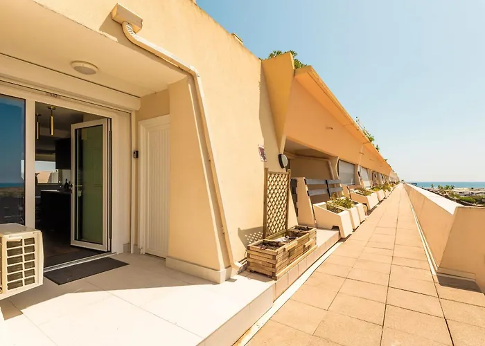 Apartamento Linstant Bleu Vista Al Mar Lujo Y Confort En El Village Naturista Agde