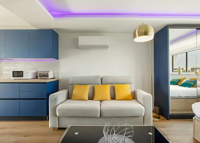 Apartamento Linstant Bleu Vista Al Mar Lujo Y Confort En El Village Naturista Agde